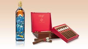 Johnnie Walker And Davidoff Partner To Celebrate The Year Of The Dog Wysluxury Johnnie Walker Whisky Johnnie Walker Johnny Walker Blue Label