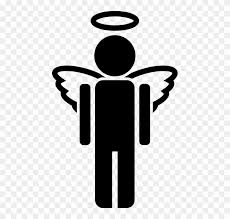 Check spelling or type a new query. Angel Black White Wing Symbol Heaven Religion Free Black And White Angel Clipart Hd Png Download 459x720 4123684 Pngfind
