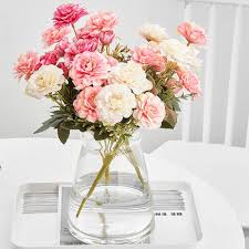 Maybe you would like to learn more about one of these? Windfall Artificial Flowers In Vase Decor Silk Peony Flower Arrangements Fake Faux Flowers Bouquets In Ceramics Vase Table Centerpieces Holiday Dinning Coffee Room Table Kitchen Decoration Walmart Com Walmart Com