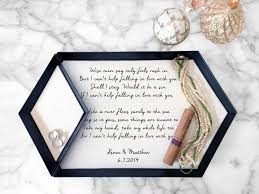 Custom Linen Tray 4th Anniversary Her 4 Year Anniversary Gifts For Women Linen Anniversary Custom Tray With Your Song On Linen 4th Year Anniversary Gifts 4th Wedding Anniversary