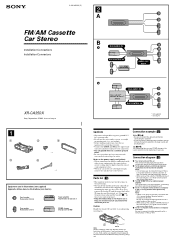 Sony cdx ca650x ca660x ca690x ver 1 1 sm service manual. Radio Wiring Diagram Forxr Ca350x Sony Xr Ca350x Support