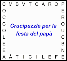 Idee regalo festa del papà 2021. Un Regalo E Un Gioco Per La Festa Del Papa Iltuocruciverba