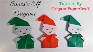 Your christmas elf stock images are ready. Origami Santa S Elf Origami For Christmas Youtube