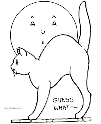 Free Printable Halloween Black Cat Coloring Pages Black Cat Halloween Cat Coloring Page Halloween Coloring Pages