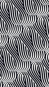 Black And White Graphic Design Poolga Matt Chase Looped Stripes Pattern Design Pattern Design Graphic Patterns