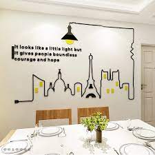 Wall stickers are typically made out of vinyl or a form of laminate with adhesive. Ws58 Creative European 3d Acrylic Stereo Wall Stickers Dining Room Bedroom Wall Decoration Background Wall Stickers Wall Stickers Aliexpress