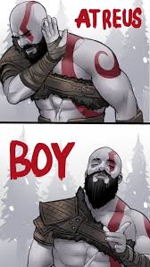 When Your Son 039 S Name Has Too Many Syllables God Of War Kratos God Of War Funny Games