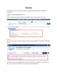 Les dictionnaires larousse accessibles gratuitement : Termeo Linguee Reverso Wordreference Proz