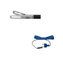 Pinza bipolar de agarre, mandíbulas fenestradas, dentado atraumático,  abertura unilateral