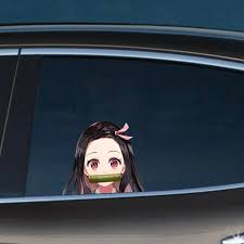 You can also check out the vids below of what went on at the show. Buy Three Ratels Fc40 3d Demon Slayer Nezuko Kamado Peeking Anime Car Sticker Vinyl Pvc Decal For Girl S Room Wall Laptop Waredrobe At Affordable Prices Free Shipping Real Reviews With Photos
