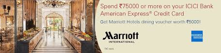 Spend $15 or more and get $5 back at walmart; Icici Amex Card Offer Get Marriott Vouchers On Spends Live From A Lounge