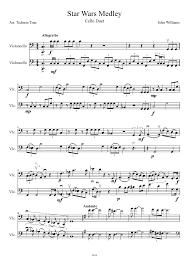 You Ve Got A Friend In Me Piano Sheet Free Star Wars Medley For Cello Duet Sheet Music Cello Sheet Music Cello Music