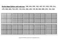 Das stellenwertsystem mathematik online lernen. Tausenderfeld Arbeitsblatt In Der Grundschule Mathe Klasse 3 Grundschulmaterial De