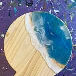 Beachy Resin Charcuterie Board