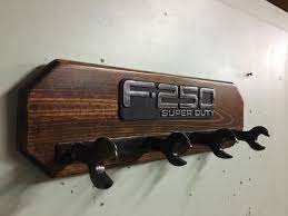 Ford F250 Super Duty Hat Or Coat Rack Welded Art With Used Rusty Wrenches Handmade Automotive Free Shipping Automotive Decor Car Parts Decor Man Cave Decor