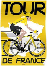 Tour De France Poster By Andy Scullion In 2020 Cycling Posters Tour De France Art Bike Poster