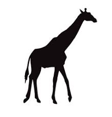 Cute giraffe clipart black and white. Giraffe Clip Art Black And White Vector Images Over 100