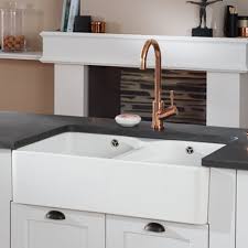 Zuhne white farmhouse apron front reversible single bowl. Villeroy Boch Farmhouse 80 2 0 Bowl White Ceramic Kitchen Sink No Waste Kitchen From Taps Uk