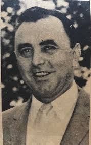 Evangeline Parish members of the Bar 1960-61 term of the 13th Judicial  District Court. In photo, Seated: Judge Joe Vidrine. L-r: Paul Tate, Burton  Foret, Preston Aucoin, Donald Soileau, L O Fusilier,