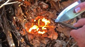 This is dry, easily flammable material that needs only a few sparks to get ignited. The Burning Secret Of Flint And Steel Fire Survival Sherpa