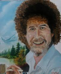 The Joy Of Painting with Bob Ross Painting by Chetan Raut