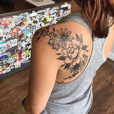 31 Beautiful Shoulder Tattoo Design Idea For Women Shoulder Tattoos For Women Shoulder Tattoo Floral Tattoo Shoulder