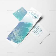 Promotional Bookmark Mockups Presentation Template Free Bookmark Mockup
