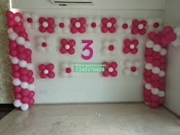 See more ideas about balloons, balloon decorations, birthday party. 3rd Birthday Balloon Decoration For Baby Girl At Home Best Birthday Party Organisers Balloon Decorators Birthday Party Caterers In Bangalore