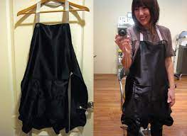 How To Make A Stylist S Apron Parlor Diary Of A Hairdresser Stylists Aprons Apron Sewing Pattern Hairstylist Apron