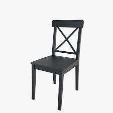 Mit dem bequem gepolsterten sitz und der gerundeten rückenlehne eignet sich der stuhl bestens für ausgedehnte mahlzeiten und lange. Ikea Ingolf Stuhl 3d Modell 29 Max Free3d