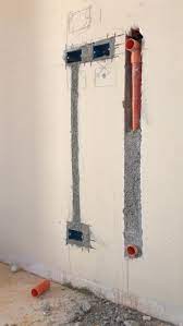 In wall conduit for tv cables. How Can We Hide All The Tv Cables Man Just Put A Drain Pipe Inside The Wall Construction