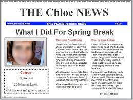 Powerpoint Newspaper Templates K 5 Computer Lab Newspaper Template Technology Lesson Plans Technology Lesson