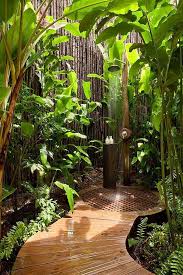 Douche Exterieur Douche De Jardin Douche De Reve Salle De Bain Exotique