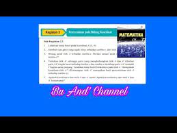 Kegiatan 3 Hal 138 142 Pencerminan Pada Bidang Koordinat Matematika Kelas 9 Bab 3 Transformasi Youtube
