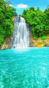 Libro De Cheques Del Banco De La Fe C H S Waterfall Wallpaper Green Scenery Waterfall Pictures