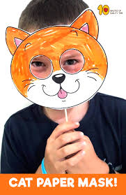 Cat Paper Mask Template Paper Mask Template Paper Mask Mask Template