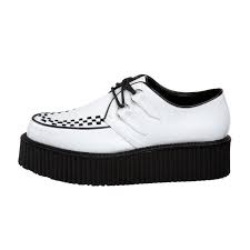 Les chaussures blanches pour homme t'emmènent au sommet. Chaussure Homme Creepers Blanche Semelle Epaisse