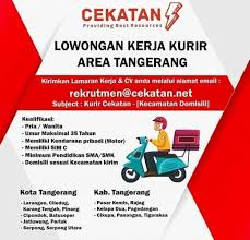 Segera lamar lowongan kerja kecamatan ciparay dari 3 daftar loker di bawah ini. Lowongan Kerja Kurir Area Tangerang Atmago