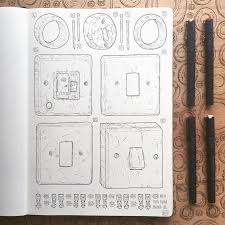 Artist Celebrates Late Grandfather By Drawing Each Of The 100 000 Items He Left In His Toolshed Illustration Artist Sketch Book