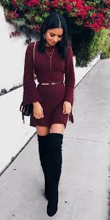 20 Stylish Black Thigh High Boots Glamsugar Com Black Thigh High Boots Outfit Thigh High Boots Outfit Fashion