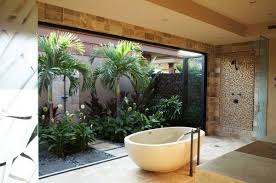 Indoor Garden Ideas Outdoor Bathrooms Zen Bathroom Tropical Bathroom