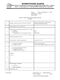 Surat dinas adalah surat yang dibuat oleh instansi resmi atau dinas yang berguna untuk berbagai kepentingan tertentu. Sppd Contoh Surat Tugas Perjalanan Dinas