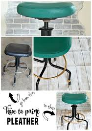 How To Paint Leather Pleather Refunk My Junk Painting Leather Diy Furniture Projects Paint Furniture