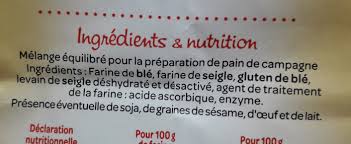 St 1 5kg Farine Pour Pain Campagne Francine