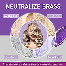 Watch it deeply repair and revitalize your locks, while gradually neutralizing undesired warm yellow tones. Buy Purple Hair Mask Made In Usa Hair Toner W Retinol Avocado Oil Silk Proteins For Blonde Hair Ash Platinum Hair Greatly Lighten Brassy Hair And Condition Dry Damaged