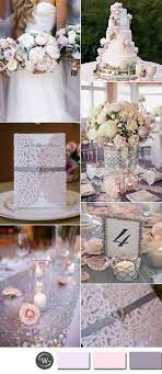 Six Beautiful Pink And Grey Wedding Color Combos With Invitations Silver Wedding Decorations Silver Wedding Theme Pink Wedding Theme