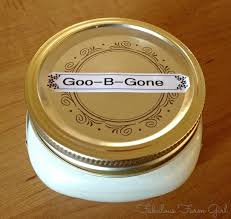 Goo gone's active ingredients are naptha (zippo lighter fluid) and turpenes (like the lemon oil in furniture start by washing the car with a gentle detergent and a clean sponge (natural sea sponges work well). Goo B Gone Fabulous Farm Girl