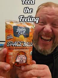 Meet LesserEvil Space Balls — a super light, airy snack made from orga...