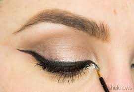 a glitter eye makeup tutorial for grown