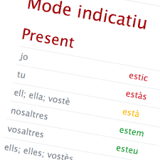 Catalan Verbs And Conjugations Verbs Cat